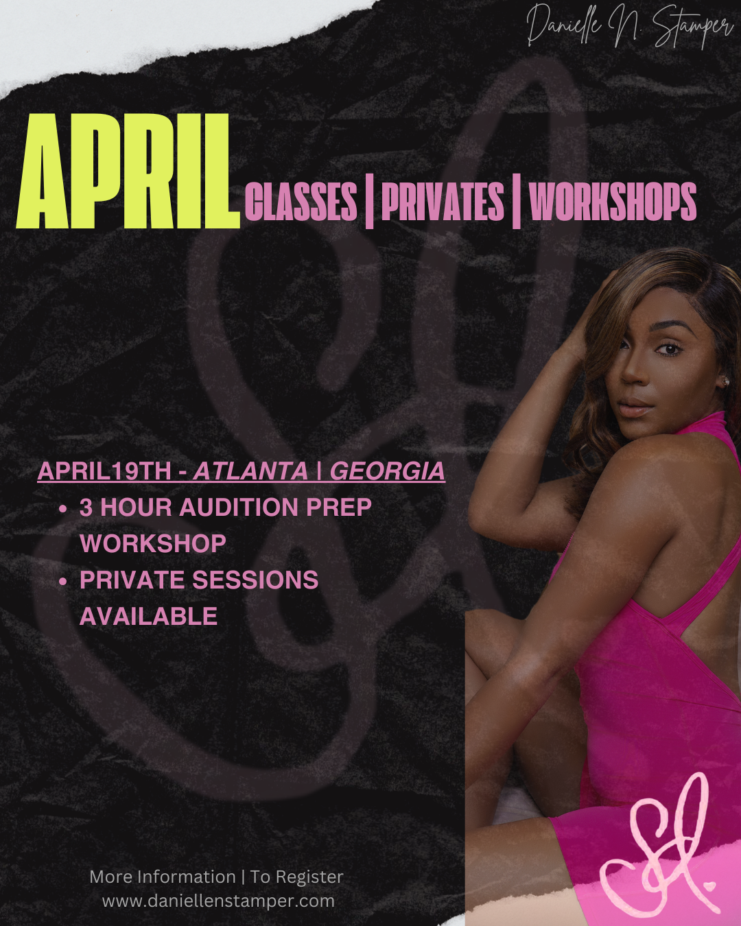 ATLANTA, GEORGIA | APRIL Workshops & Privates