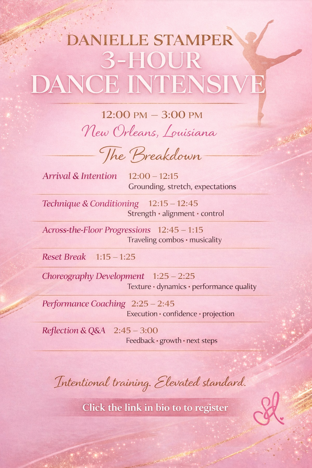 The Performance Lab Intensives | Some Cities Available